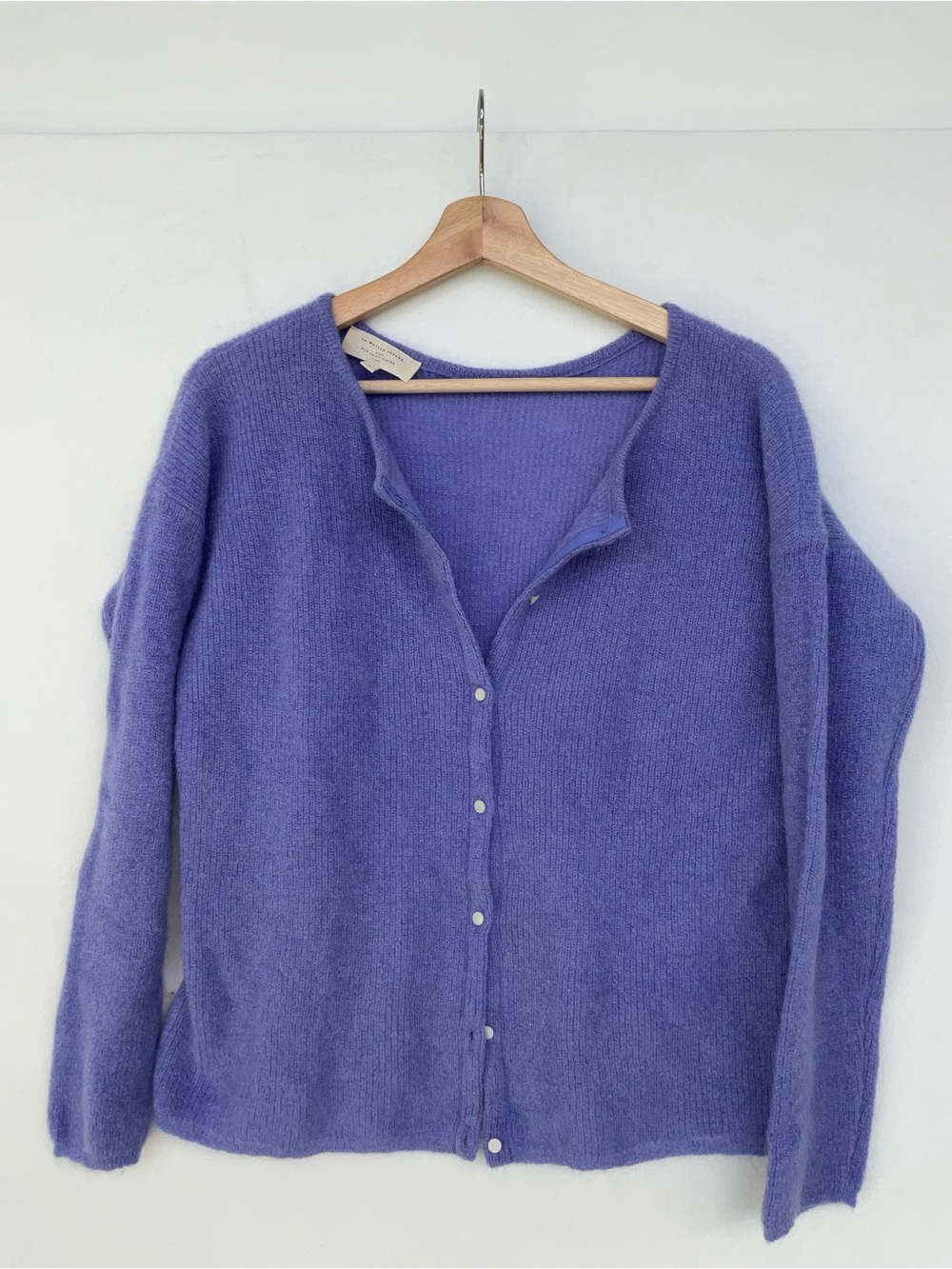 Sezane Super Kid Mohair Button Cardigan